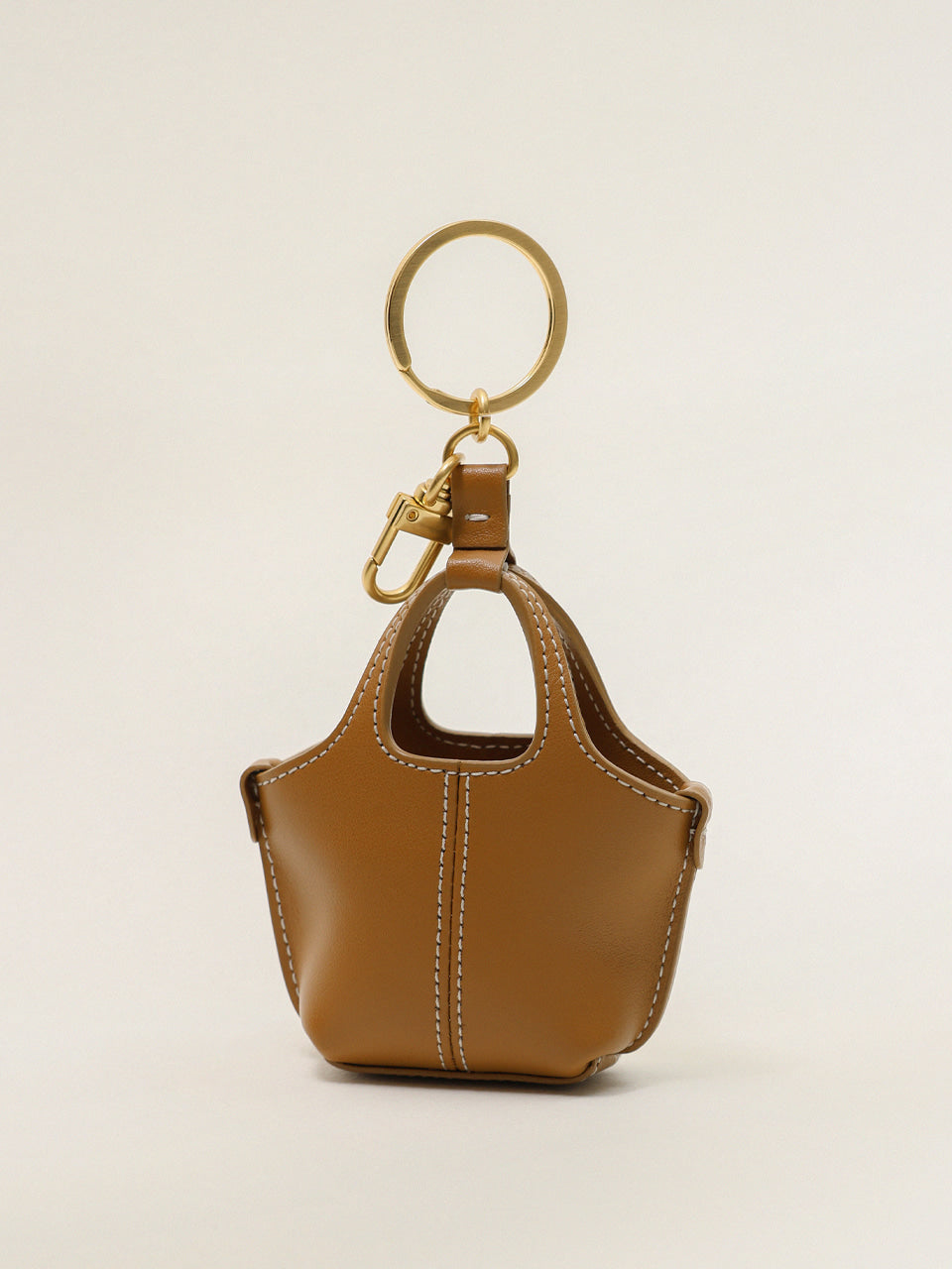 Panier Keyring / Tan Brown