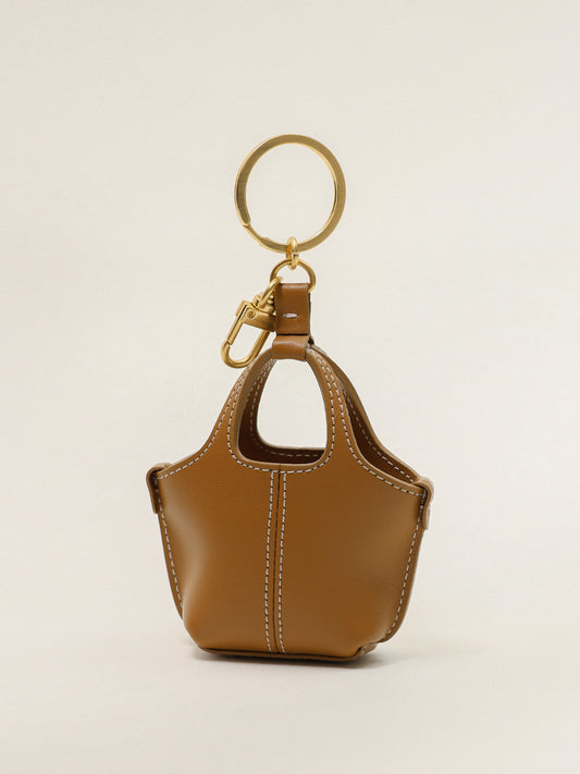 Panier Keyring / Tan Brown