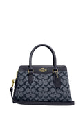 Mini Darcie Carryall In Signature Chambray Denim Multi