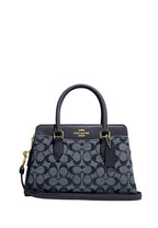 Mini Darcie Carryall In Signature Chambray Denim Multi