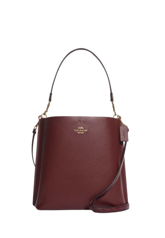 Mollie Bucket Bag Wine Multi