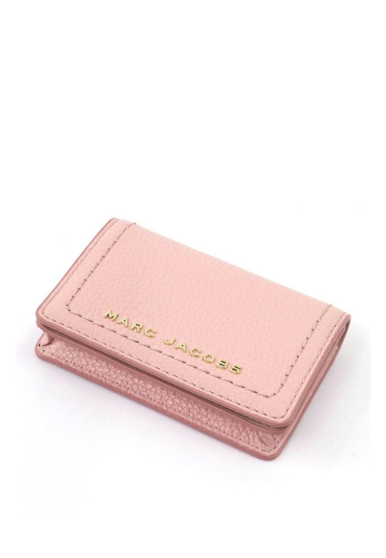 Groove Leather Business Card Case Peach Whip
