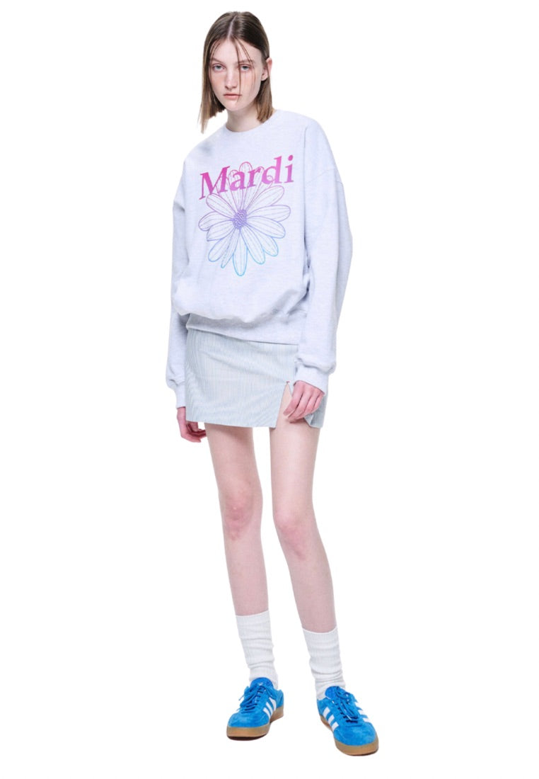 Sweatshirt FlowerMardi Gradation Heather Purple