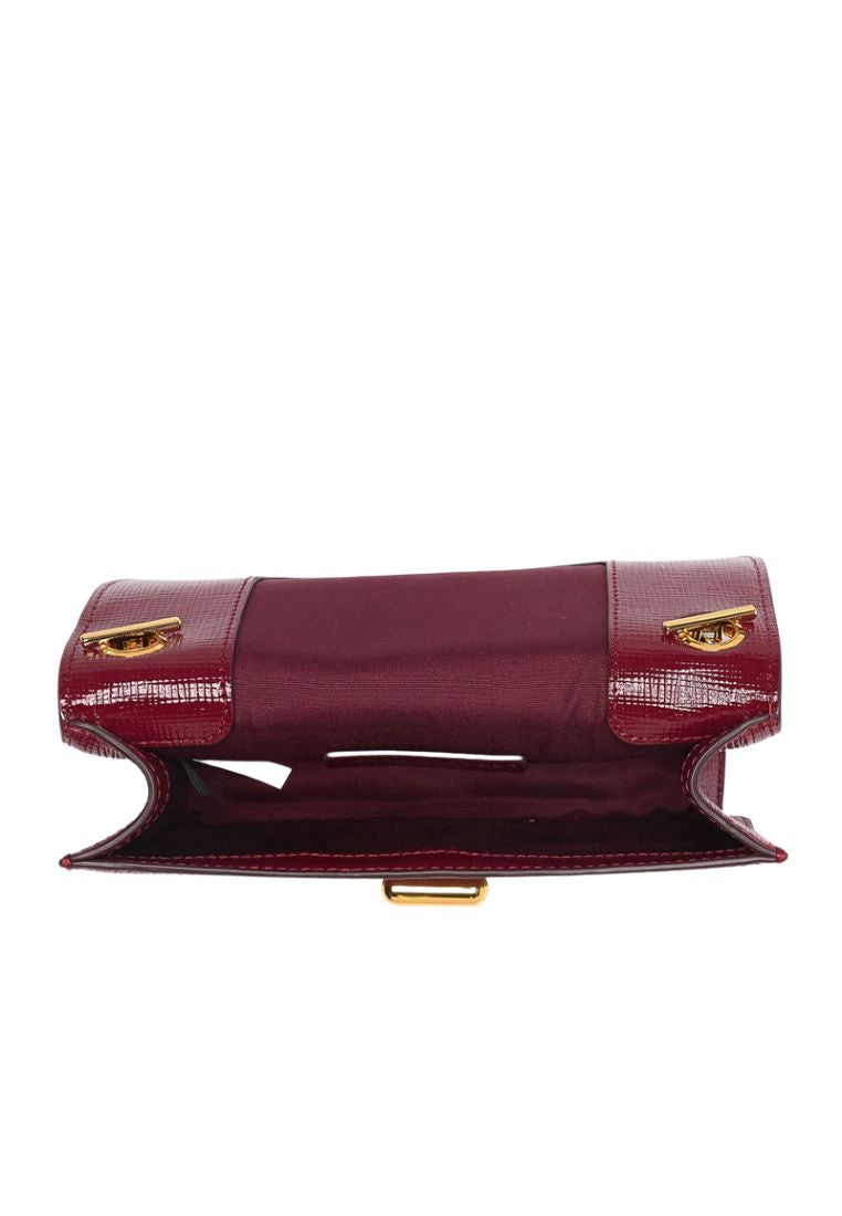 Turnlock Crossbody Bag Syrah