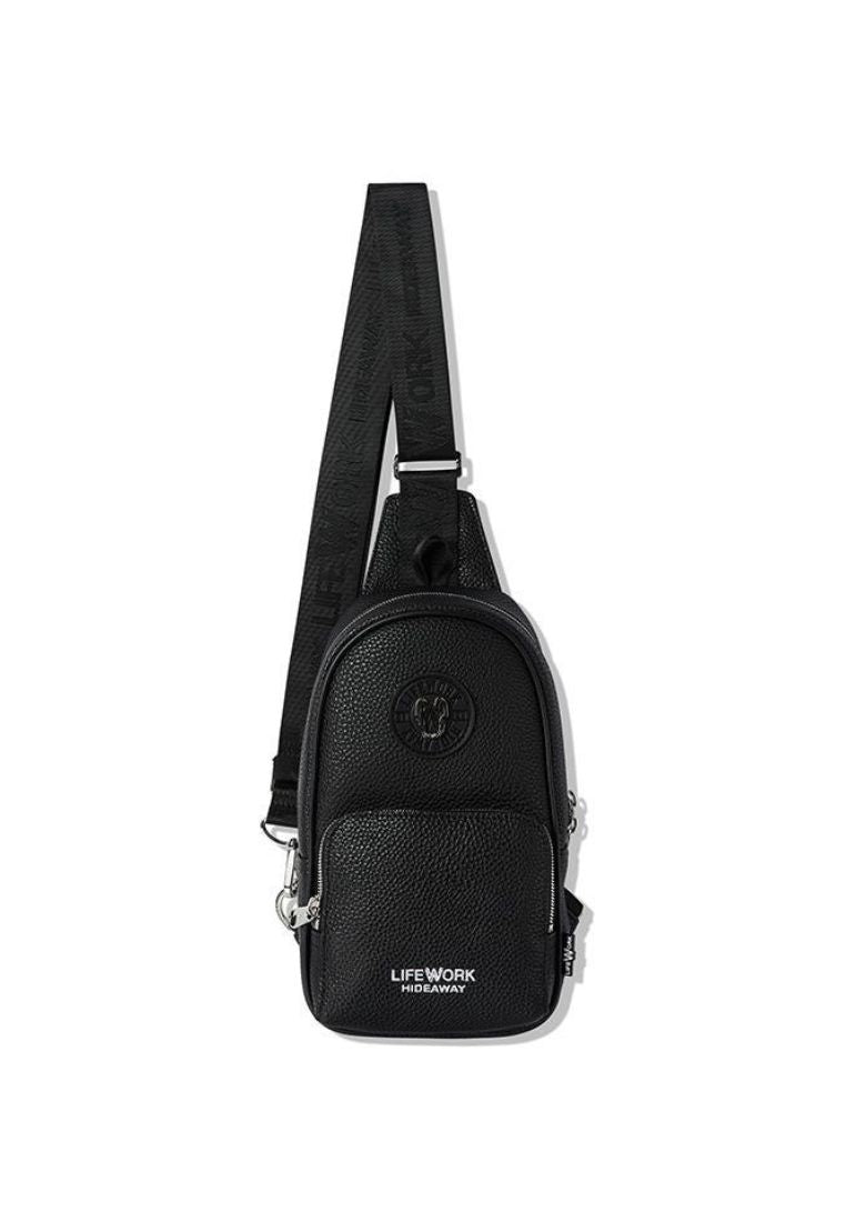 Modern Eco Leather Slingbag Black