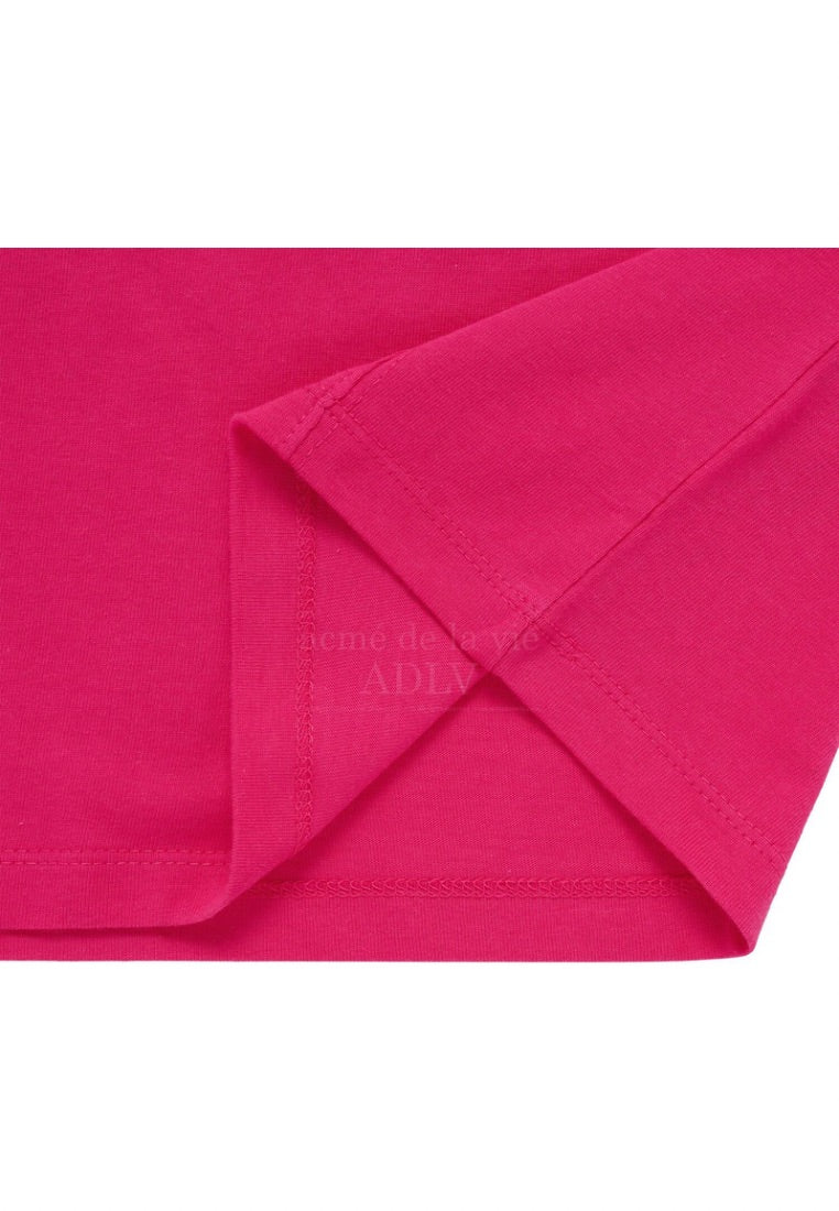 The Powerpuff Girls x Acmedelavie Logo Crop T-Shirts Pink