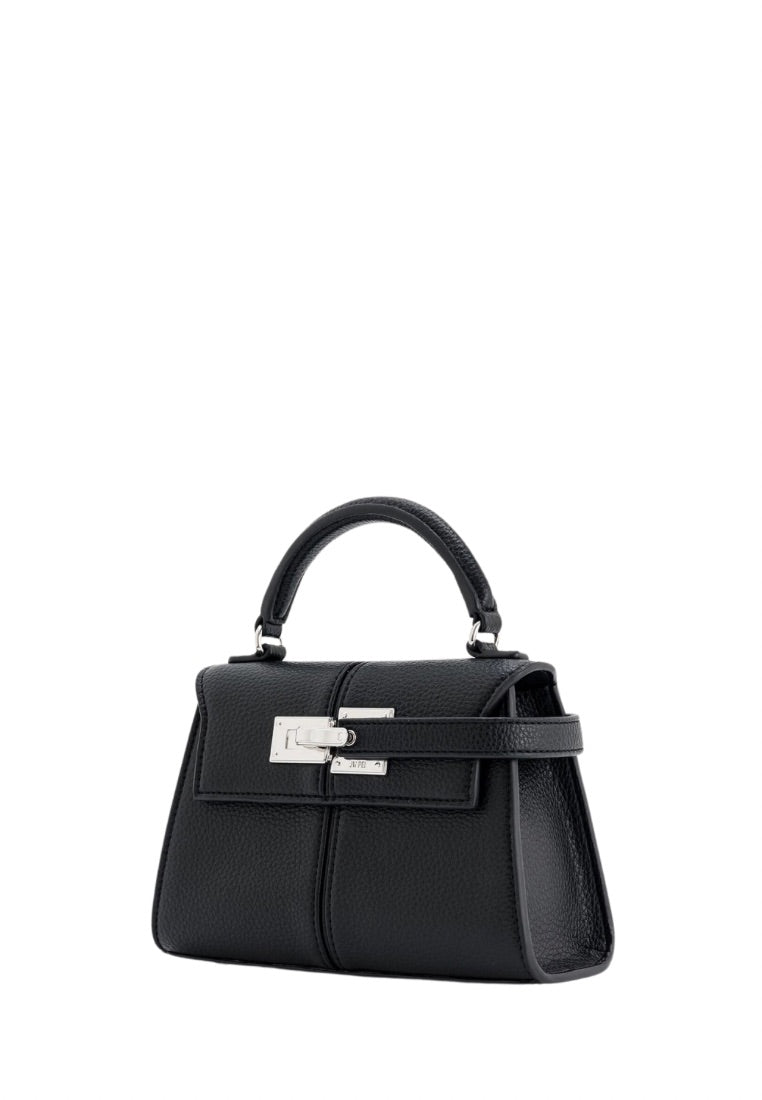 Elise Top Handle Bag - Black