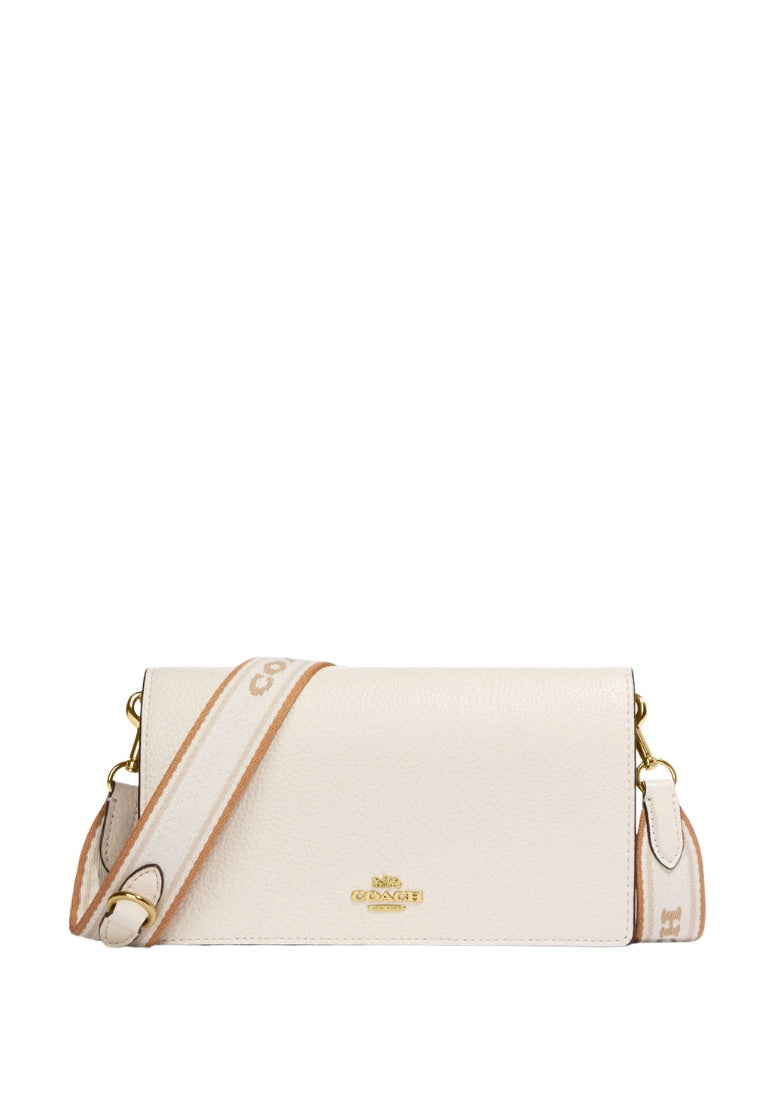 Anna Foldover Clutch Crossbody Chalk Multi