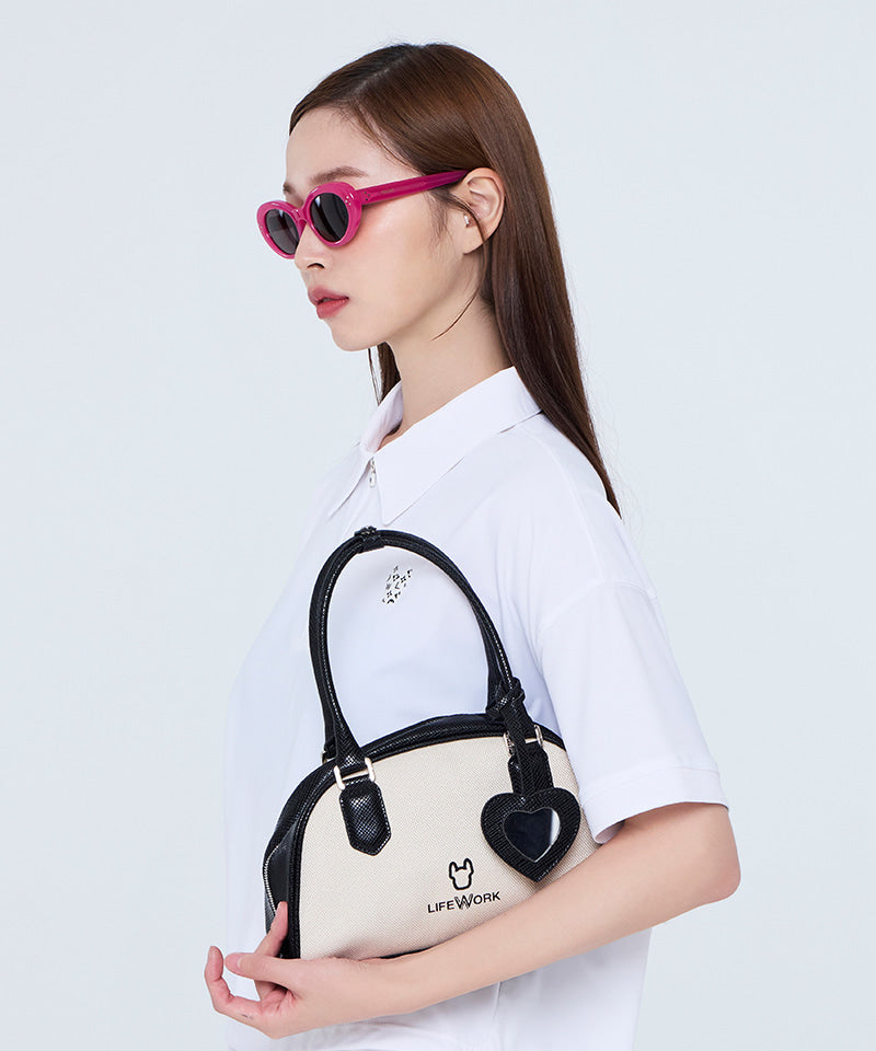 Radog Love Charm Oxford Tote Bag Black