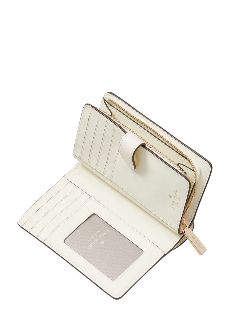 Madison Medium Compact Bifold Wallet Meringue