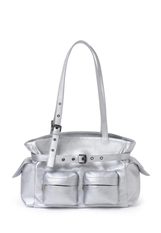 Pocket Corset Bag M Chrome