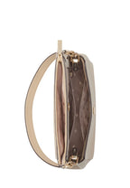 Leila Medium Flap Shoulder Bag Light Sand Multi