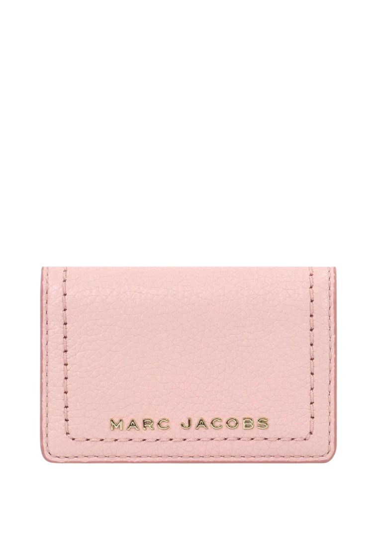 Groove Leather Business Card Case Peach Whip