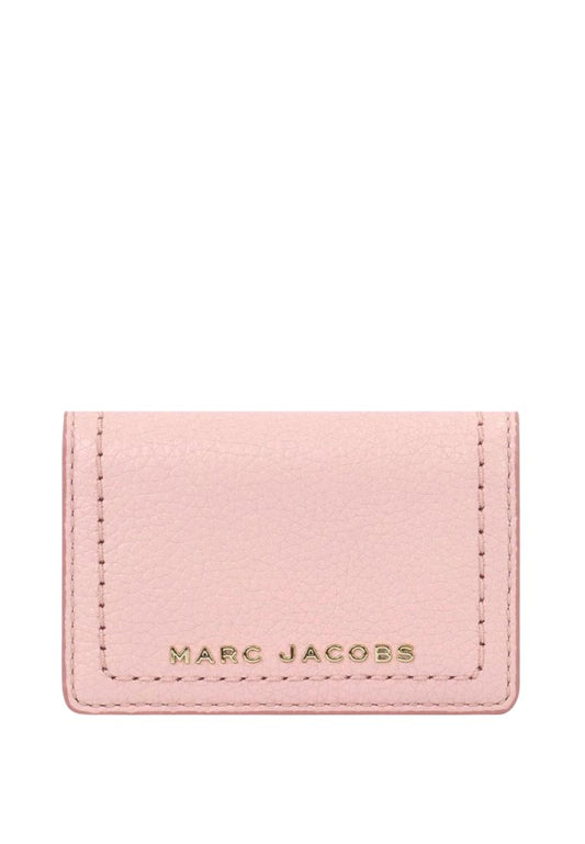 Groove Leather Business Card Case Peach Whip
