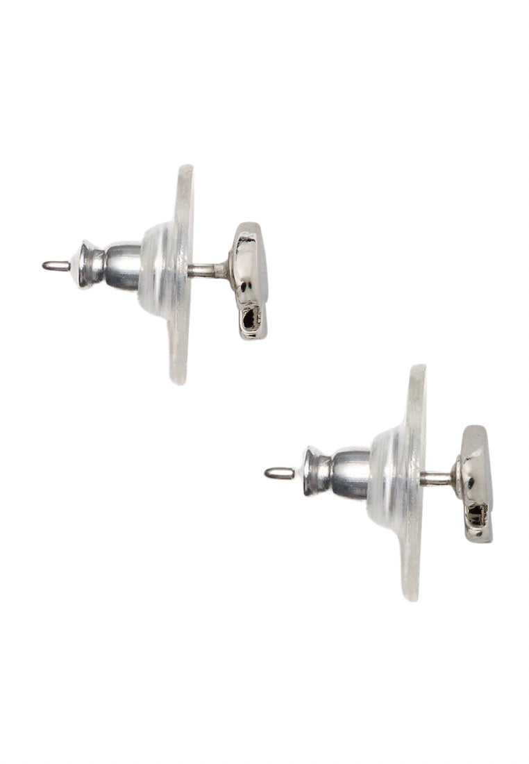 Signature Spade Mini Studs Silver