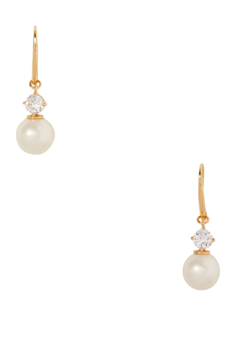 Pearls Of Wisdom Drop Earring Cream Multi