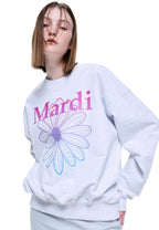 Sweatshirt FlowerMardi Gradation Heather Purple