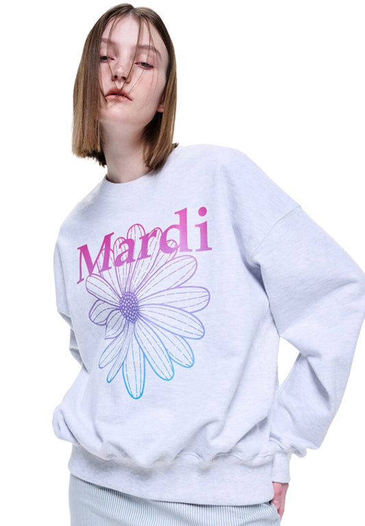 Sweatshirt FlowerMardi Gradation Heather Purple