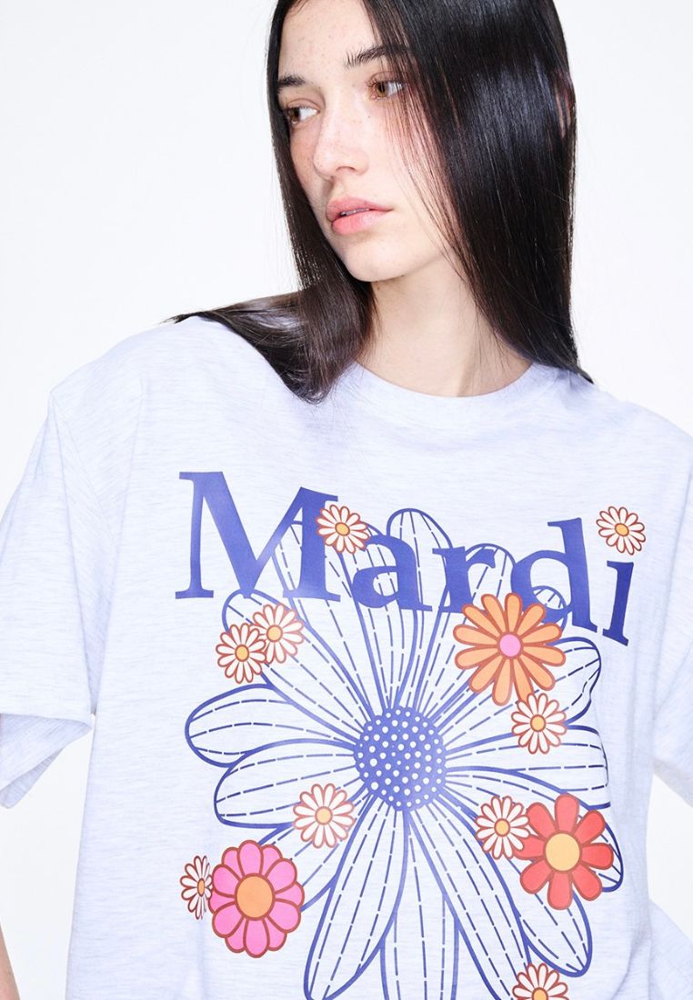 Tshirt FlowerMardi Blossom Heather Navy