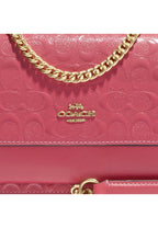 Mini Klare Crossbody In Signature Leather Strawberry Haze