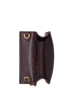 Boxed Mini Wallet On A Chain Black Cherry
