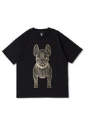 Gold Big Radog T-Shirt Pattern Black