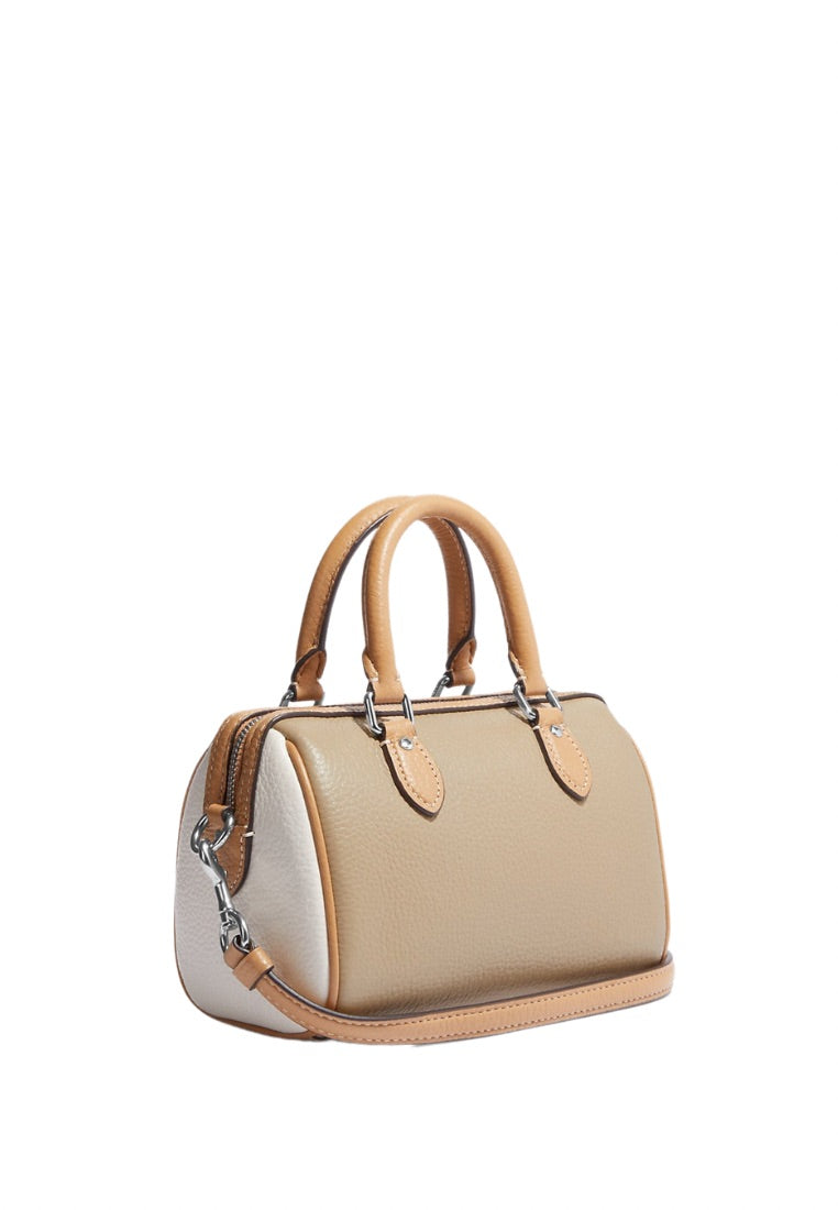 Mini Rowan Crossbody In Colorblock Sandy Beige Multi