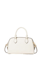 Madison Saffiano Leather Duffle Crossbody Meringue