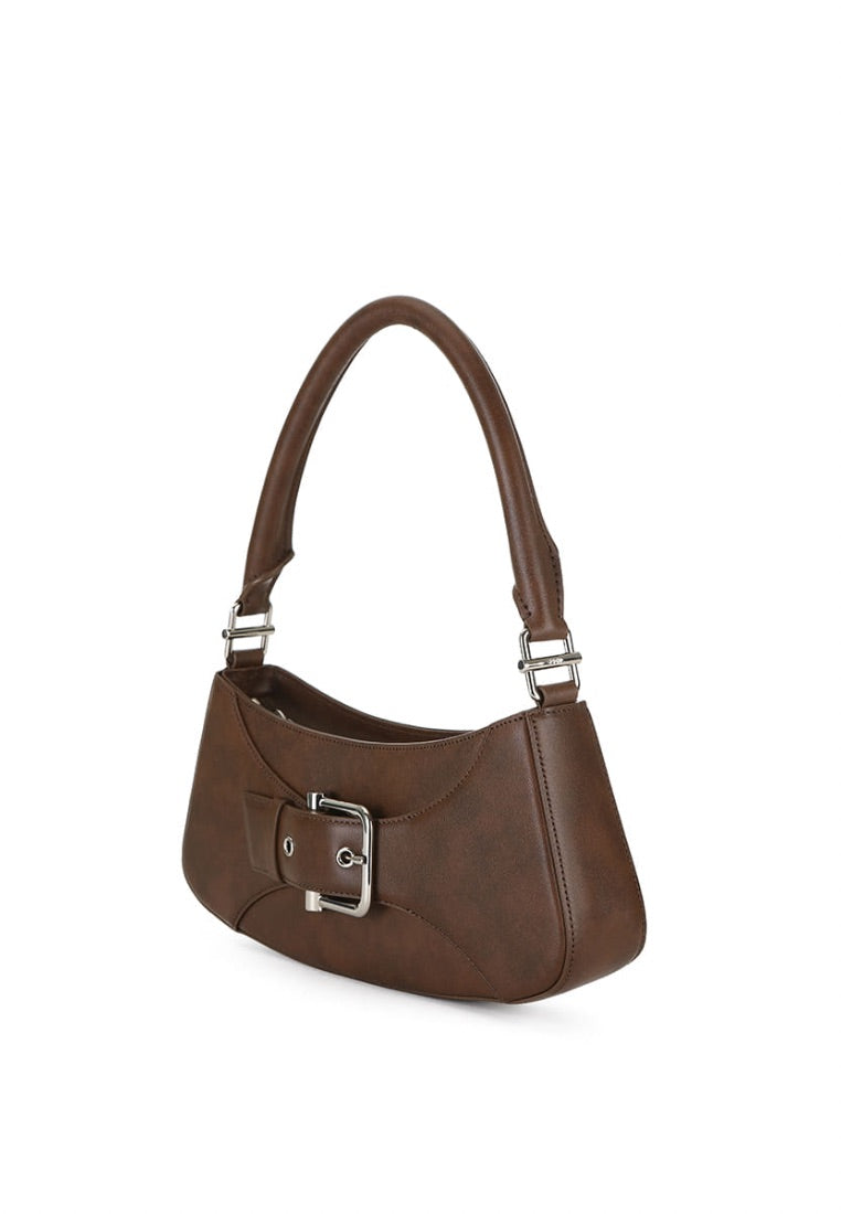 Belted Brocle - Cognac Brown