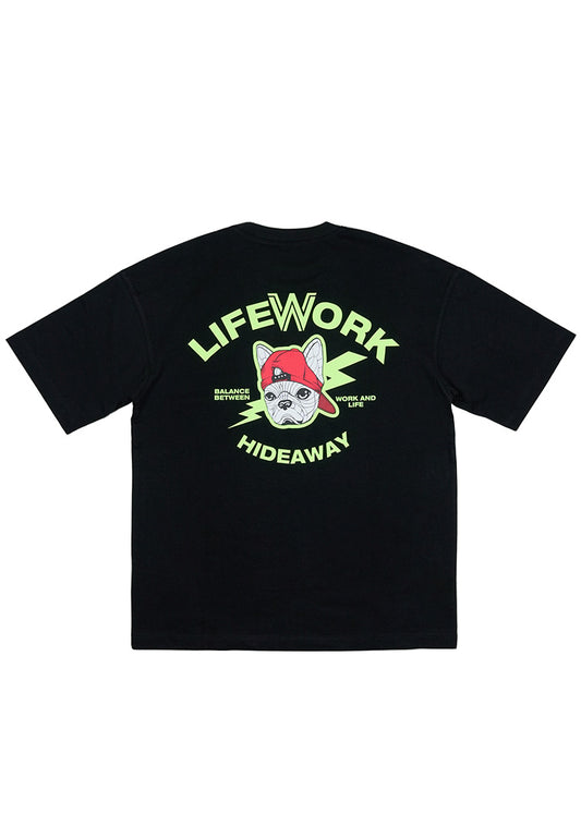 Back Thunder T-Shirt Black