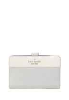 Madison Medium Compact Bifold Wallet Platinum Grey Multi