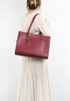 Grind Work Tote Bag Pomegranate