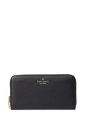 Leila Large Continental Wallet Black