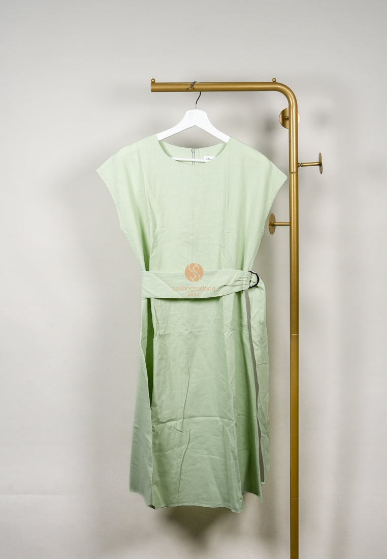 [DEFECT SALE 86] Round Neck Cotton Dress HA.2