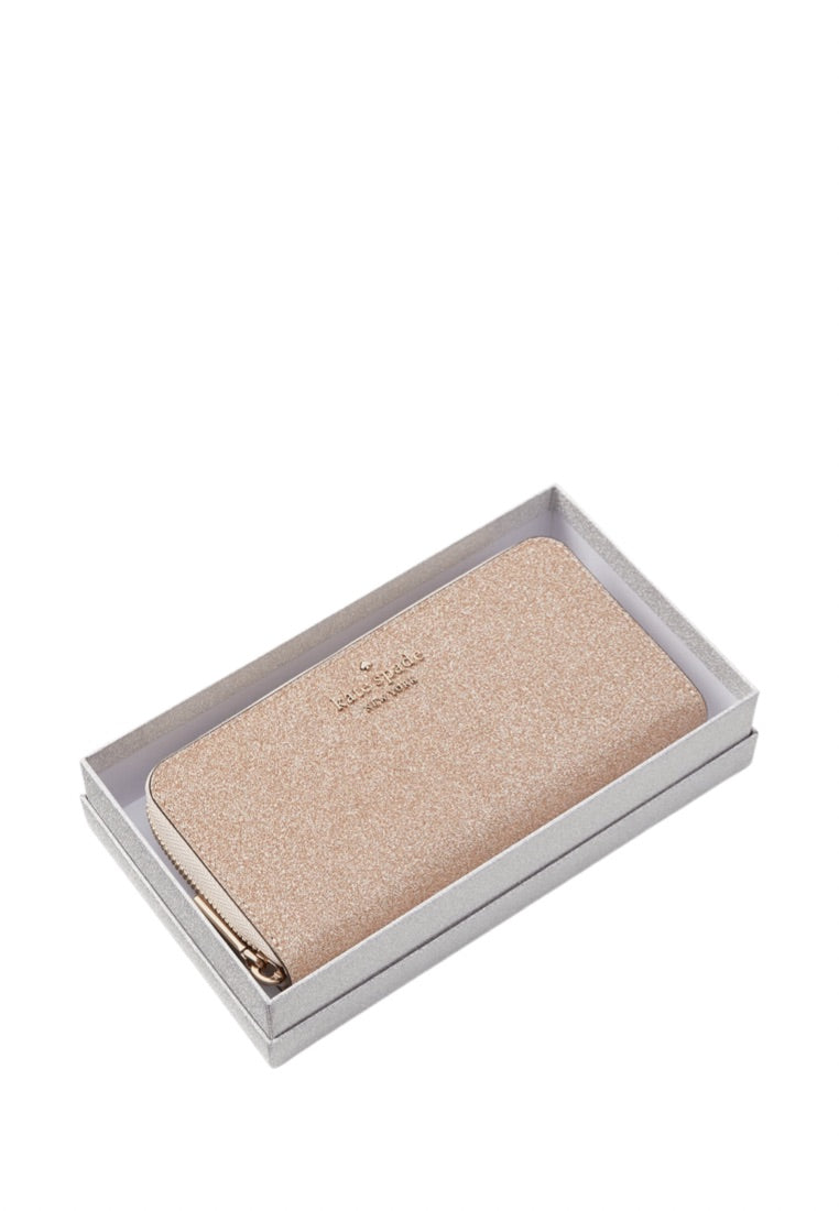 Tinsel Boxed Large Continental Wallet Rose Gold