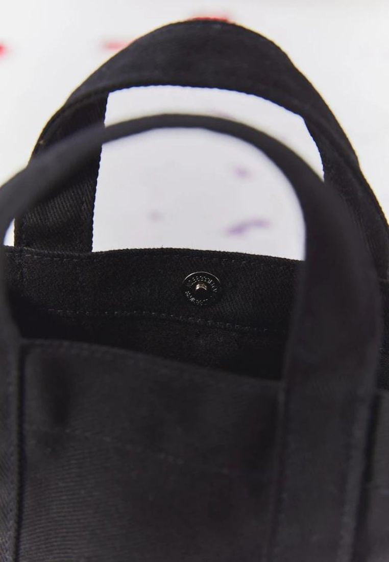 Secret Diary Micro Box Tote Bag Black