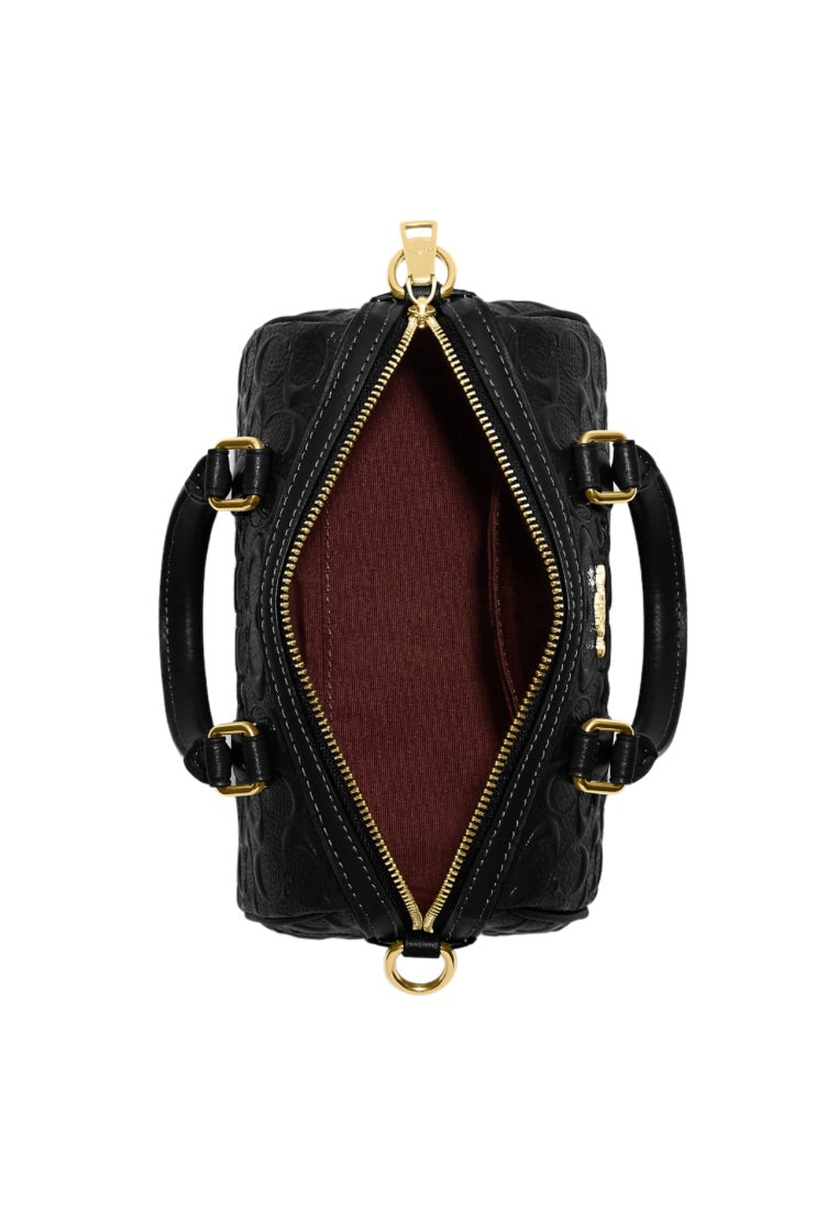 Mini Rowan Crossbody In Signature Leather Black