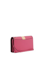 Anna Foldover Clutch Crossbody With Trompe L'oeil Print Petunia Multi
