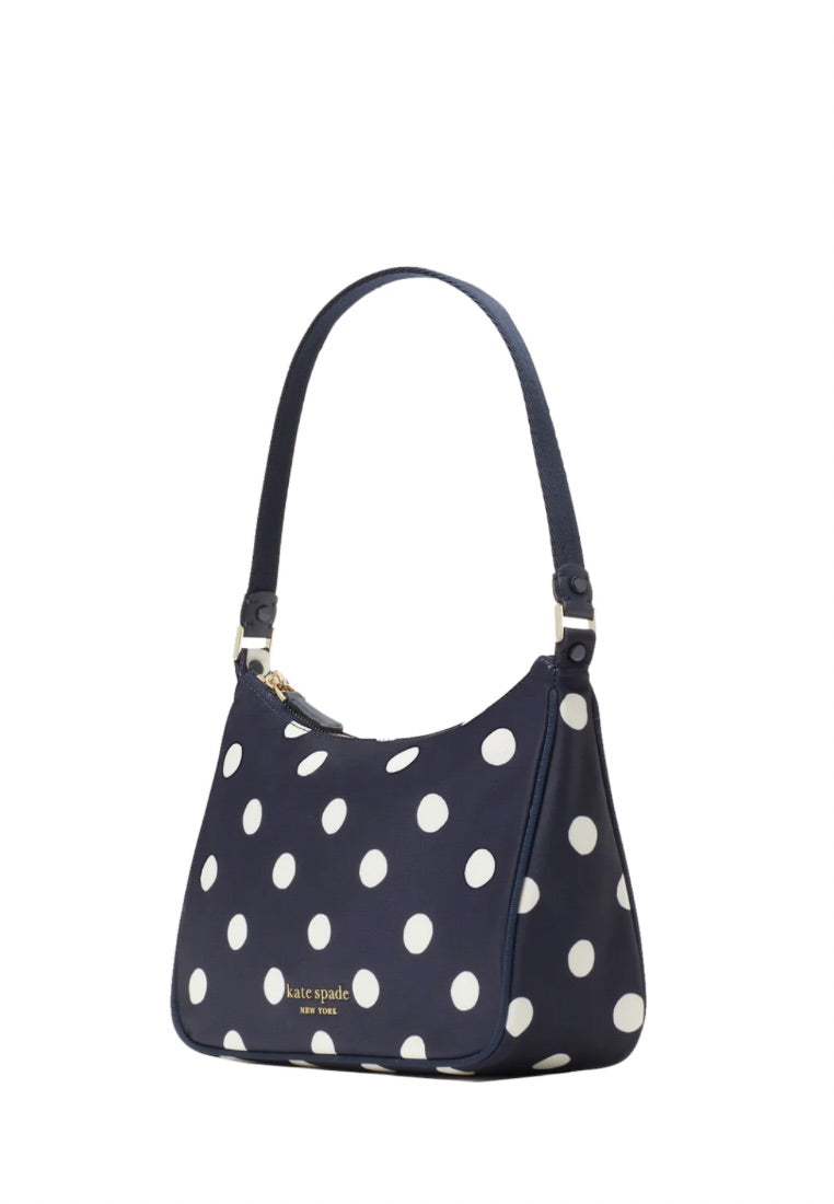The Little Better Sam Sunshine Dot Small Shoulder Bag Rich Navy