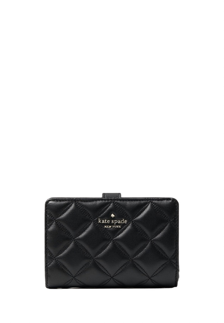 Natalia Medium Compact Bifold Wallet Black