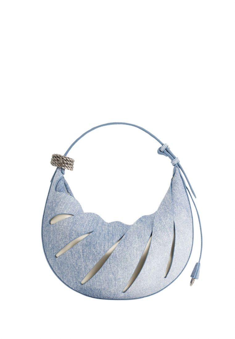 Jana Hollow Out Shoulder Bag - Blue