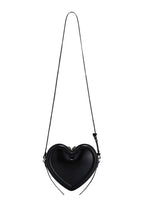Arlene Heart shaped bag - Black