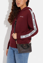 Mini Gallery Crossbody Brown Black