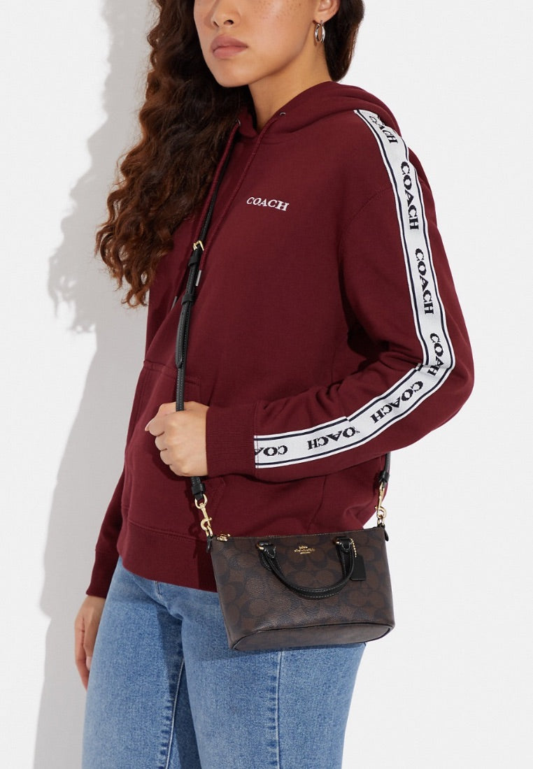 Mini Gallery Crossbody Brown Black