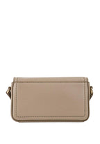 Mini Leather Crossbody Greige