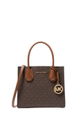 Mercer Medium Messenger in Signature Brown