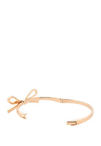 Skinny Mini Bow Bangle Rose Gold