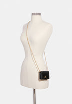 Mini Wallet On A Chain Black
