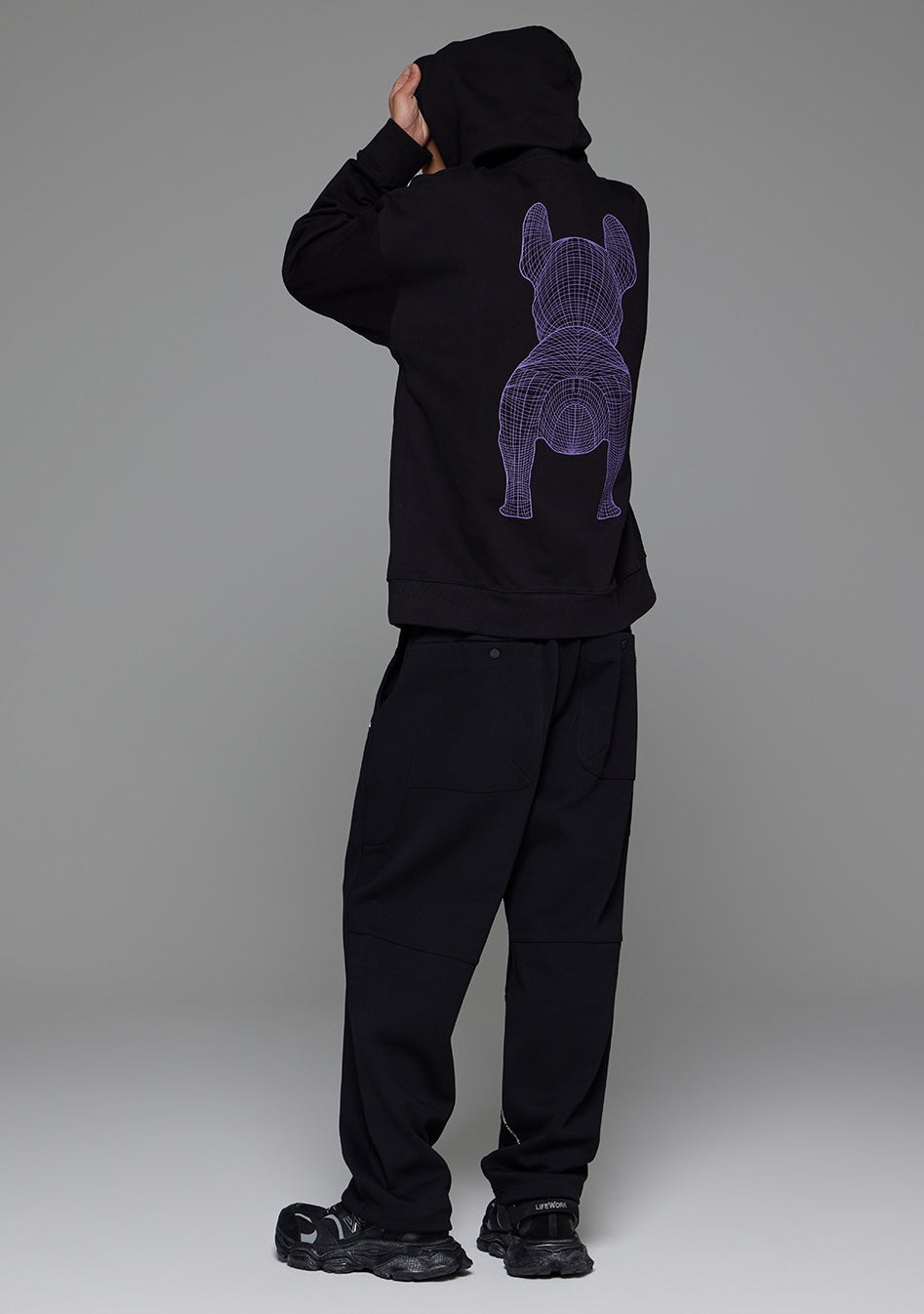 Big Radog Hoodie Natural Black