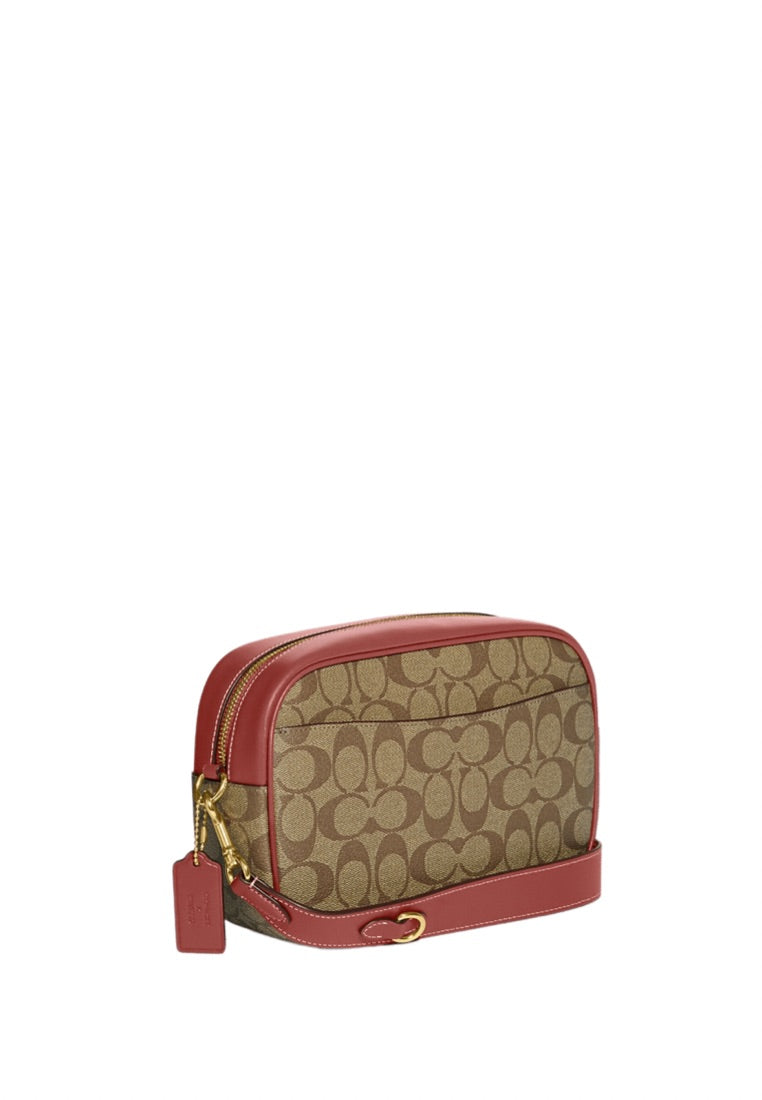 Coach X Peanuts Jamie Camera Bag In Signature Canvas With Patches